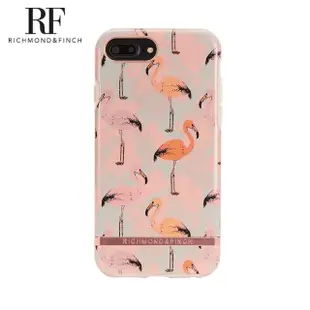 【Richmond&Finch】RF瑞典手機殼 玫瑰金線框-粉紅火鶴鳥(iPhone SE3/SE2/8/7 4.7吋)
