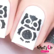 Owl Stencils for Nails, Halloween Nail Stickers, Nail Art, Nail Vinyls