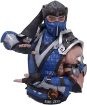 Nemesis Now Officially Licensed Mortal Kombat Sub-Zero Bust, Blue, 29cm, Resin
