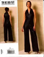 Vogue Sewing Pattern 1506 V1506 Misses Jumpsuit Tom Linda Platt NEW Size Lrg-Xxl