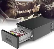 22L Rv Car Protable Refrigerator, 45W Drawer Freezer, Minimum Cooling Temperature -18℃（℃）, Car Fridge Freezer(-20℉ 20℉), LCD Touch Control Panel, for Truck Van Rv Camper SUV Boat Travel Camping