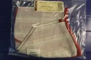 Longaberger 2004 Christmas Get-Together Basket Holiday Stripe Liner #28177166