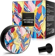2024 New Mushroom Head Air Cushion CC Cream,Moisturizing Beauty Cream Concealer,Long-Lasting Waterproof Moisturizing Concealer Beauty Cream Foundation