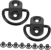 HEALLILY 10 Pack Cargo Net Hooks Tie Down Anchors for Truck Bed Luggage Net Hooks Universal Car Trunk Anchor Rear Trunk Organizers