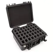 CASEMATIX Waterproof Harmonica Case fits 40 Harmonicas by Hohner, Fender & More