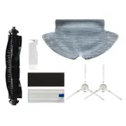 Sweeper Accessories Set Main Rolling Mopping Pad Filter Side Brush Tool Brush for 360 S6 - Multi