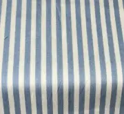 Bloomcraft Cotton Fabric "Chippendale Stripe" Screen Print 1988 (6 yards) NWT