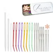 20Pcs Sewing Knitting Needle for Crochet Project, with Big Eye Tapestry Needle