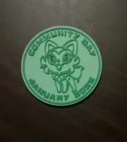 Pokemon Go Sprigatito Coin Community Day Cat Coin With FREE Shipping ! 2 Inches