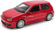 Die-cast 1:24 for Volkswagen Golf R32 Simulation Alloy Car Model Die-cast Miniature Vehicle Model Exquisite Present Collection Miniature Vehicle(Red)