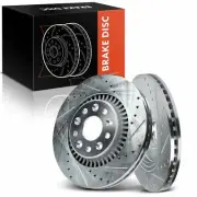 New Drilled Brake Rotor for Ford Five Hundred Taurus Mercury Montego Sable Front (for: Ford)