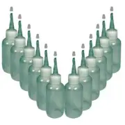 12 Pack of Gold Pan Panning Sniffer Snuffer Bottles (3) 3oz & (3) 4oz