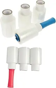 Angoily 1Set Self Adhesive Stretch Wrap Film with Handle Industrial Packing for Cables Wires and Hoses Convenient Shrink Wrap for Easy Packaging