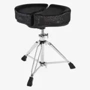 Ahead - SPG-BS3 - 18" Spinal G Saddle Black Cloth Top/Black Sparkle Sides, 3 Leg