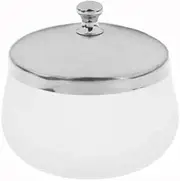 Frosted Glass Dappen Dish Cup Acrylic Liquid Powder Container Nail Art Tools With Lid Nail Crystal Bowl Holder