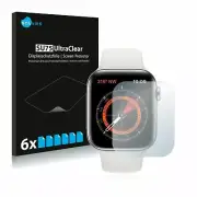 Apple Watch Series 5 (44mm) , 6x Transparent ULTRA Clear Screen Protector