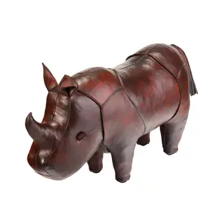 北歐櫥窗/Omersa Rhino 犀牛 手工皮革凳(標準)