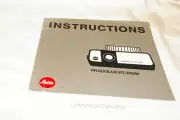 LEITZ LEICA PRADOLUX RT-300/AV PROJECTOR ORIGINAL INSTRUCTION MANUAL GUIDE BOOK