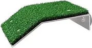 Lawn Turtle Basking Platform Turtle Resting Basking Platform, Simulation Grass Turtle Ramp for Turtle Tank, for Small Reptile Frog Terrapin (Small)