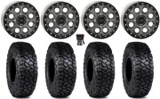 System 3 SB-7 15" Wheels Ti (4+3) 30" Intersect Tires Commander Maverick