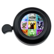 American Fido Dogs Sunglasses Rainbow Retro Vintage Bicycle Handlebar Bike Bell