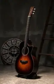Bentivoglio Jang BeomJune 1513c vs OM Cutaway All Solid Wood Mahogany Bevel JBJ