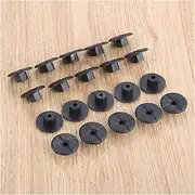 CHENGHAO 20Pcs 4mm Car Clips Fender Mud Flap Splash Guard Wheel Arch Bumper Panel Auto Fastener Clip Fit for Mercedes Benz