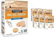 Sesmark Mini Rice Crackers, Lightly Salted, 5.25 Ounce (Pack of 6)