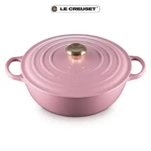 【Le Creuset】典藏琺瑯鑄鐵鍋媽咪鍋28cm(多色)