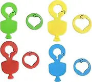 4 Pieces Easy Can Opener Key Chain Orange Peeling Tools for Lemon Fruit Home