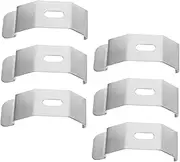 MINAOLULUS Durability Assured 6 Pcs Roller Shade Hardware Ceiling Mount Brackets for Window Treatments Brackets for Vertical Blinds