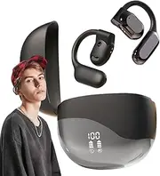 Wireless Sport Earbuds - Open Ear Earbuds, Wireless Earbuds Sport Headphone | Lightweight Noise Canceling Wireless Earbuds, Over Ear Headphones Comfortable Wireless Earphone for Workout, Running