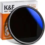K&F Concept 77mm ND2-ND400 (9 Stop) Variable Neutral Density Filter Multi Coated