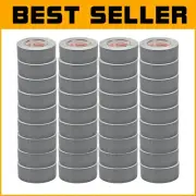 Premium 36-Pack Silver Duct Tape, 11mil Thick - Perfect for Crafts & Repairs