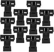 10pcs Circuit Breaker Bracket Mounting Bracket Circuit Breaker Frame Fixed Bracket for Air Switch Buckle Circuit Breaker Mounting Plate Circuit Breaker Holder Black Plastic