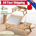 Laptop Stand Desk Lap Bed Tray Wooden Bamboo Table Computer Foldable Home NEW