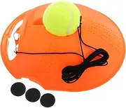 GANAZONO 1set Self-Practice Tennis Trainer Set with Rebound Skills Anytime with Stable Base Design for Beginners and Advanced Players Convenient Tennis Training Tool