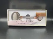 Kitsch Rose Quartz Crystal Face Roller For Skincare Benefits & Relaxation