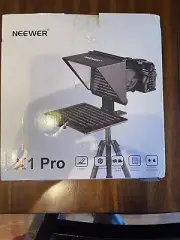Neewer Teleprompter X1 Pro for Camera or Smartphone Shooting, 9 Inch All Metal
