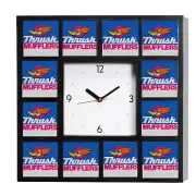 Thrush Mufflers Hotrod Truck Car Parts Advertising Clock. Not $70