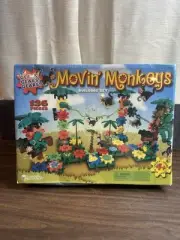 Movin' Monkeys Building Set Gears Gears Gears 136 Pieces, Learning Resources NIB