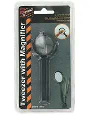 Forcep With Magnifier- 3 Retail Pack