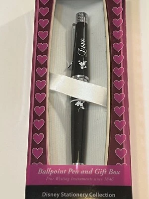 CROSS Beverly Mickey & Minnie Ballpoint pen(Black/Silver) New in Gift box * Rare
