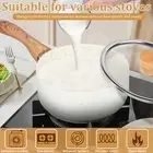 Non-Stick Saucepan with Tempered Glass Lid 1.2L Sauce Cooking Pan with xiTbO