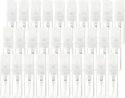 sourcing map 3ml Glass Mini Perfume Bottles, 35Pcs Fine Mist Bottles Refillable Empty Mini Spray Bottles with Aluminized Nozzle for Perfume, Travel Liquid, Essential Oil (Clear)