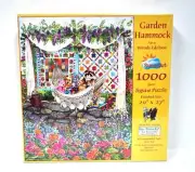 Sunsout Garden Hammock 1000 Piece Puzzle Wendy Edelson Art 20219