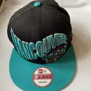 Vancouver Grizzlies Hat Cap New Era Snap Back One Size New