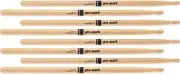 Promark Classic Forward Drumsticks - 5B, 4-pack (5-pack) Bundle