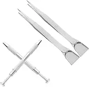 1Set Cake Decorating Tool Includes Grabbing Tweezers and Nonslip Tweezers for Elegant Pearl Decorations for Pastries and Jewelry Crafting