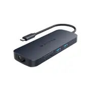 HyperDrive Next 8-Port USB-C Hub: 4K HDMI, 10Gbps USB-C/A, 140W PD, SD/microSD